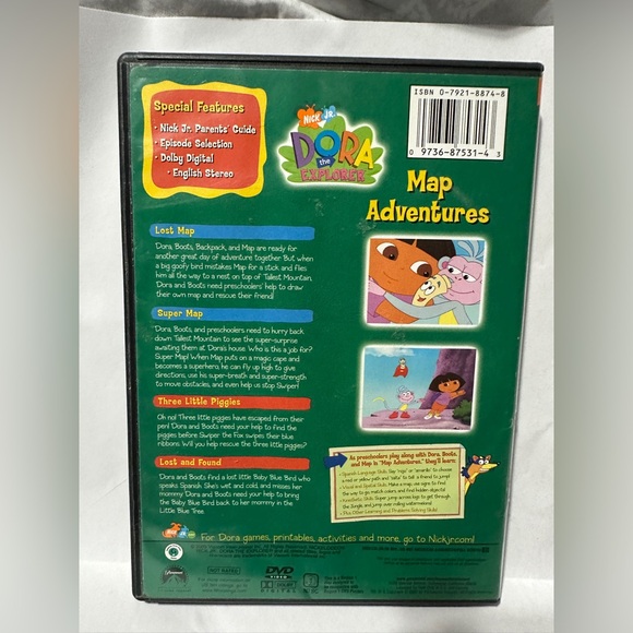 Dora on Exciting Adventures w/ the Nick Jr Dora the Explorer Map Adventures DVD! - Picture 2 of 3